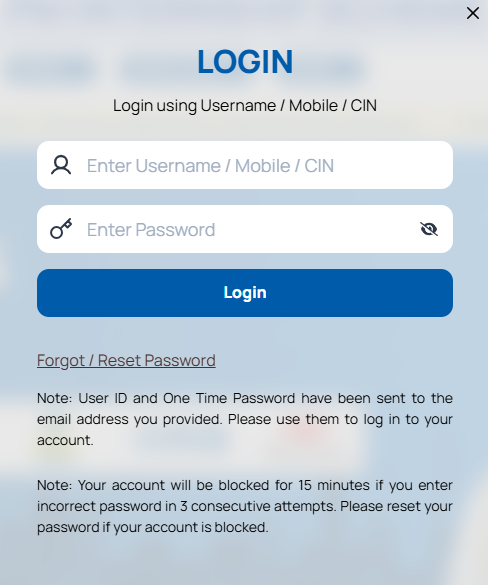 Login Page