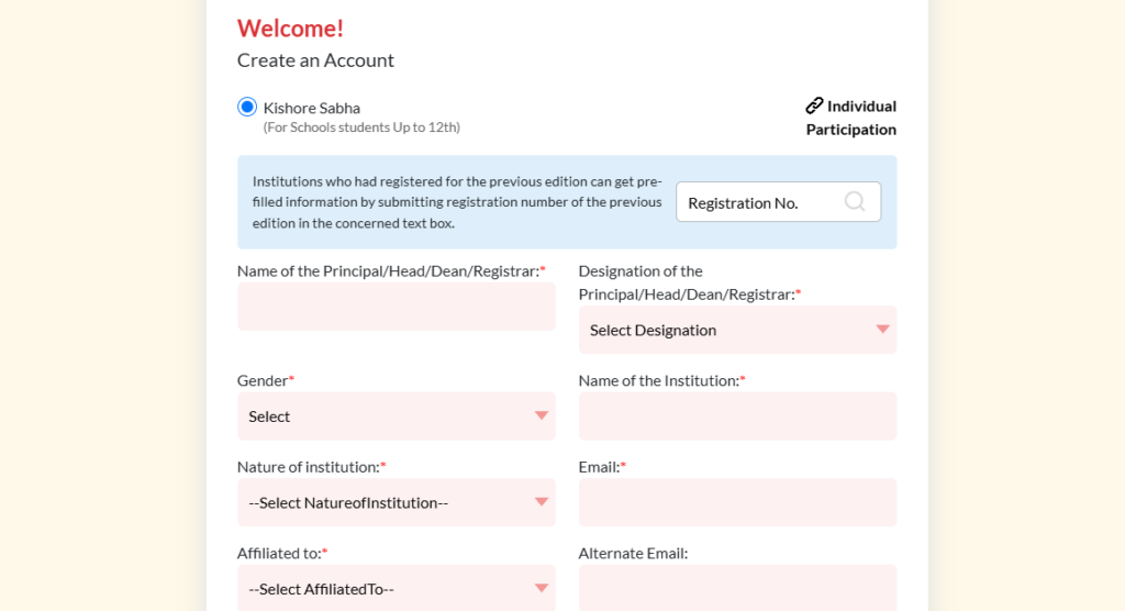 Registration Form